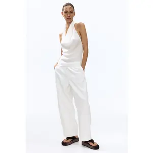 H&M Denim barrel trousers