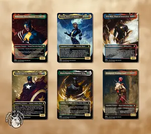 6 Heroes | Proxy Cards — Storm, Iron Man, Captain America, Black Panther, Wolverine, Deadpool