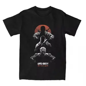 Call of Duty Ghost MW2 T-Shirt Men's Women Clothing O-neck Short Sleeve Top Trendy Streetwear Casual Cotton Summer Oversized Tee