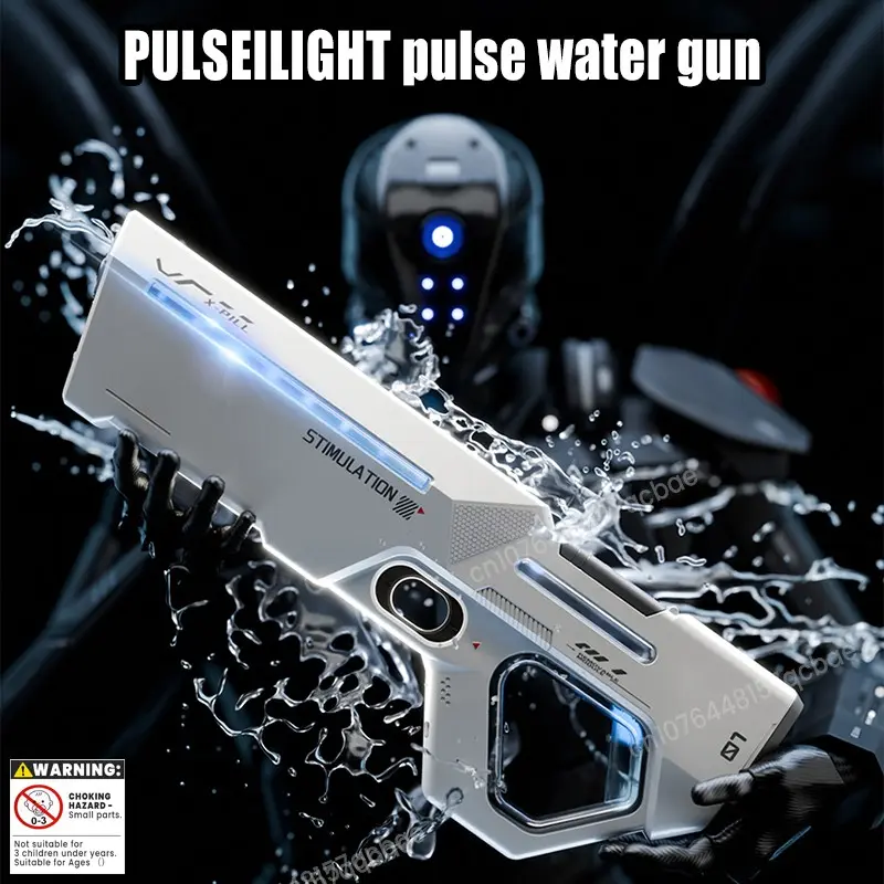New Electric Water Gun, Water Blasters, Automatic Water Blasts, Water Squirt Guns, Automatic Absorption, Large Capacity, Outdoor Summer Toy, Gift Idea, Kids' Water Play Equipment