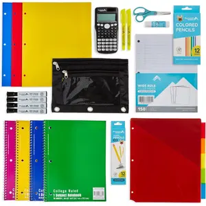 Middle School  Kit, 6th and 7th Grade School  Set,  Bundle Includes Calculator, Bulk 49 count Box