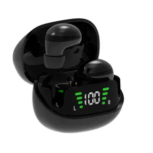 MINI13 Stylish LED Display Bluetooth Earbuds,Small Design Mini Sleep Earbuds for Side Sleepers with Sleep Mode,Noise Canceling Stereo Earphones ,Tiny Size
