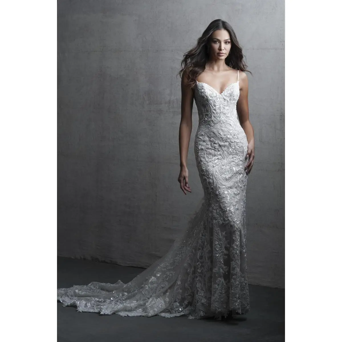 Allure Bridals Couture Lace Wedding Dress C747