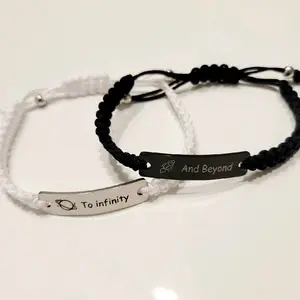 To Infinity & Beyond Braided Couples Bracelet jewelry