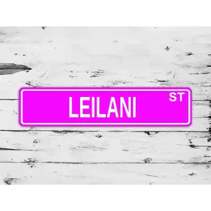 Leilani Street Sign Personalized Custom Name Gift