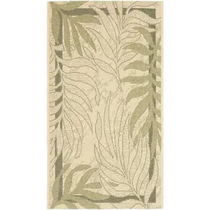 COURTYARD, CREAM / GREEN, 2' X 3'-7", Area Rug, CY7836-14A5-2