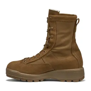 Belleville Men's C795 Insulated Waterproof Combat Boot In Coyote Boy Footwear Brown Walking Shoes Closed Leather Rubber
