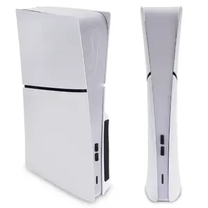 PlayVital Dust Cover Net & Silicone Plug Set for PS5 Slim Console - 12 in 1 Anti-Dust Filter Kit Accessories for PS5 Slim Disc & Digital Version, Prevents Dust & Pet Hair - Black