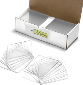 GELPress 6x6 Gel Printing Plates - 12 Pack for Artists Teachers & Workshops - Reusable Monoprinting Plates for Classroom & Studio Use - Versatile Durable Easy Cleanup Storage