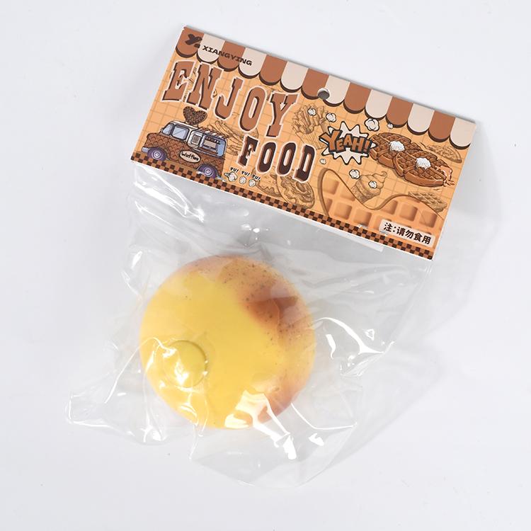 Rumilife Potato Squeezing Toy-Yellow Bread Bun Squishy - Soft Food Stress Relief Toy