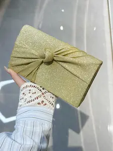 Cross Knot Design Envelope Clutch, Elegant Wedding Bag for Parties and Weddings, Multifunctional Evening Bag for Special Occasions