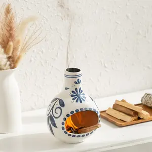 Handmade Holy Wood Ceramic Incense Burner, Modern Fireplace Holder, Simple Cone Shaped Design, Ideal for Meditation & Aromatherapy Decor, Fragrance Accessories, Scented Home Fragrance