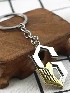 Anime Peripheral Ten Blades Sixth Form Pendant Keychain, Grimmjow Jaeger Jacob Symbol Keychain, Punk Backpack Car Hanging Ornament