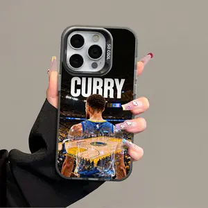 CURRY Anti-Drop Protective Acrylic Phone Case for iPhone 17 ProMax 16 15 14 13 12 11 XS Samsung S25 24 FE 23 22 Ultra Plus with Anti-Collision Strips Non-Slip Grip