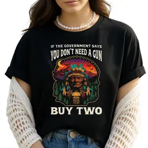 Vintage Warrior Shirt Native American Graphic Tee Retro Freedom Style Unisex T Shirt Vintage Native Warrior Graphic Shirt