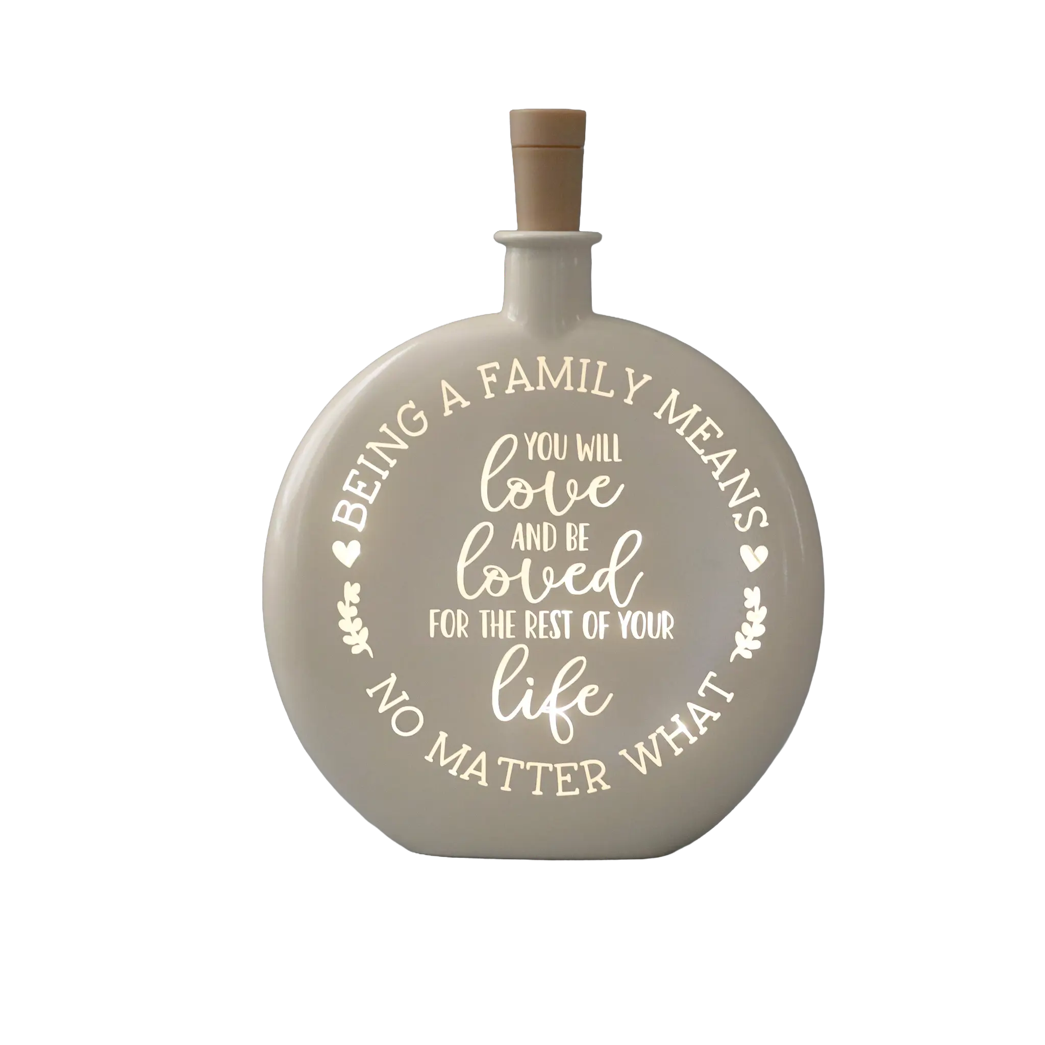 Being A Family Bottle Lamp- AAA Battery Operated