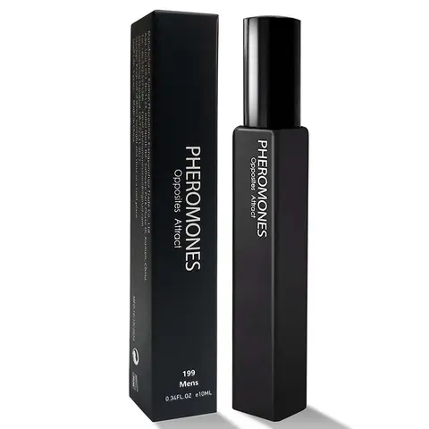 Men's Science-Based Pheromones Infused Fragrance Scent - 10ml(0.34oz) Regular Edition Long-Lasting EDC Liquid Parfum, Woody Aroma with Musk, Grape, Sandalwood, Cedar Notes, Natural Oils, Adapts to Body Temperature, Ideal for Multiple Scenes
