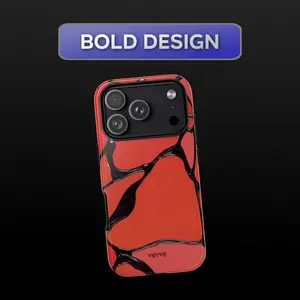 Burning Black Chrome Phone Case | Compatible for iPhone 17 series & More