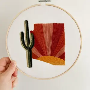 Signature Arizona Embroidery Hoop DIY Kit
