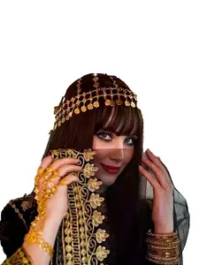 Bohemian Alloy Tassel Women's Lettered Statement Chain Hair Accessory, Perfect Gift for Carnival Parties and Performances