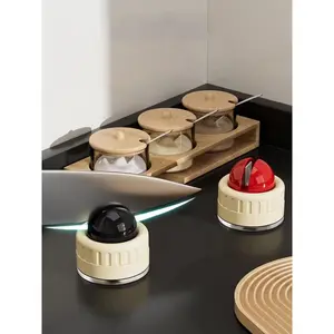 Knife Sharpener Portable Rapid Knife Sharpener & Kitchen Knife Sharpener (with Suction Base) | for Knives, Scissors, Cleavers & Outdoor Tools | Sharpener (Non-Slip), Black, red