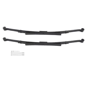 4 Lowering Leaf Spring Set compatible for Chevy Silverado/C-1500/Compatible for GMC Sierra 1988-1998