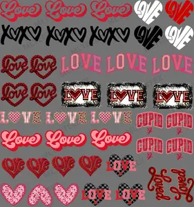 LOVE TRUCKER HAT (3) PREMADE GANGSHEET - 22X24 DTF TRANSFERS - DIRECT TO FILM