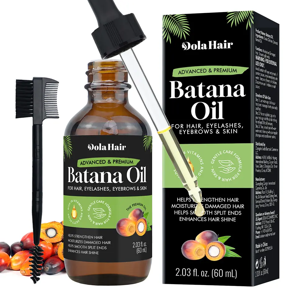 Dolahair Organic Batana Oil – 60ml Hair Care Moisturizer, Hydrating Beauty Product for Growth, Scalp Care, Damaged Hair Repair & Lightweight Daily Nourishing Treatment