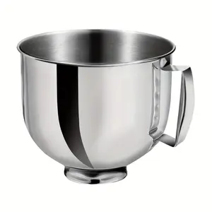 Stainless Steel Stand Mixer Bowl 5.5QT For KitchenAid Artisian&Classic Stand Mixeres, Replacement Bowl For KitchenAid Mixers