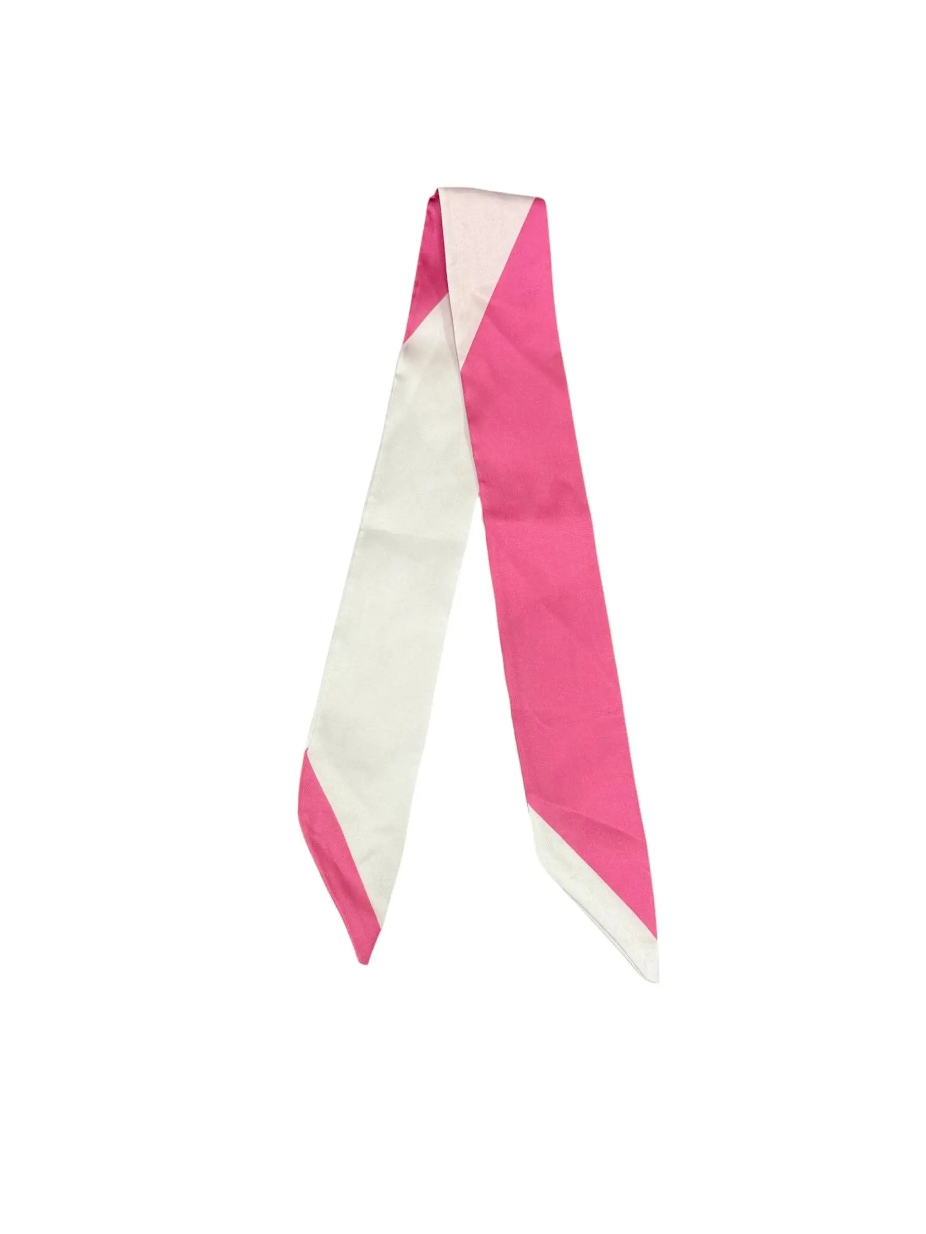 Twilly Scarf (PINK/WHITE) Twilly Scarf (PINK/WHITE)