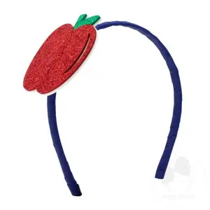 Extra Large Glitter Foam Apple School-themed Headband