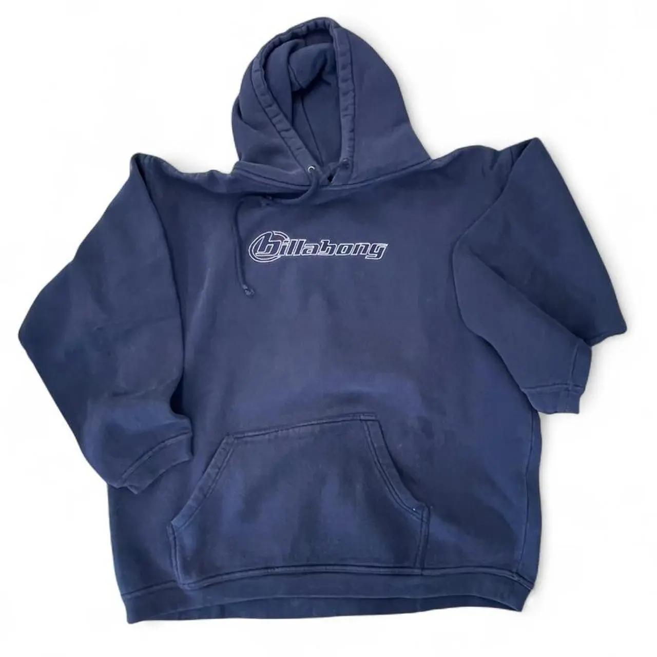 Billabong Hoodie with White Logo Navy Blue Washed Vintage, Outfit Ideas, Best Sellers, Casual Sweatshirt Hoodie