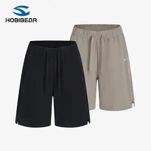 HOBIBEAR Men's Elasticated Quick-Dry Training Shorts - Elastic Loose, Stretchy Breathable Casual All-Season Sports Bottoms for Running, Fitness, Elastic Loose Shorts, Stretchy Breathable Shorts
