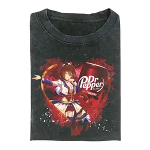 Agnes Tachyon Uma Musume T-Shirt – Dr Peper Anime Graphic Tee, Japanese Horse Girl Shirt, Kawaii Streetwear Top, Otaku Gift
