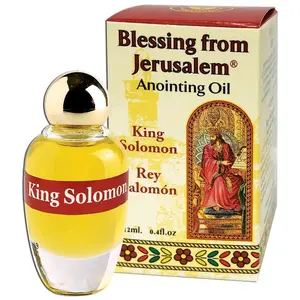 King Solomon Anointing Oil – Blessing from Jerusalem – Made in Israel – 12ml / 0.4 Oz