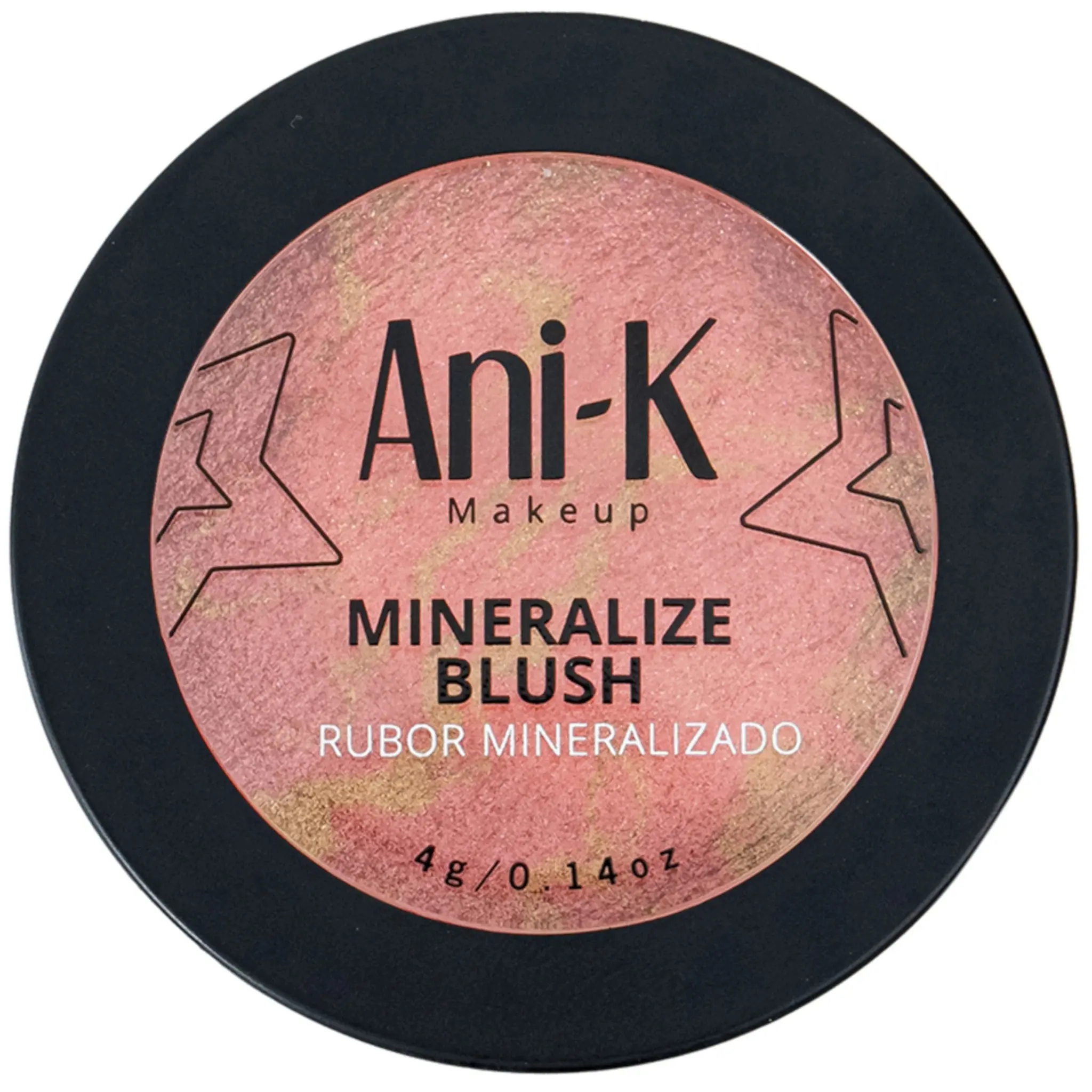 Rubor Mineralizado 03 Cute Ani-K Makeup - Venta al por Mayor Display 12 Unidades (CA1917-03)