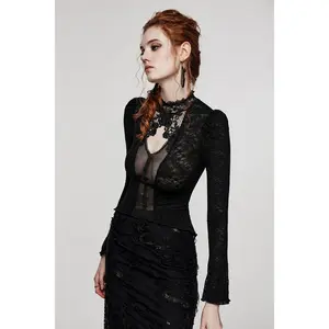 Poetic Woe Keyhole Blouse