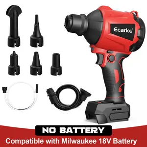 Cordless Dust Blower Comptible with Milwaukee 18V Battery, 【Battery NOT Included】, Leaf Blower Brushless Handheld Blower Sawdust Blower 447 MPH/39 CFM for Garages, Sawmill Room, Workshop Clean