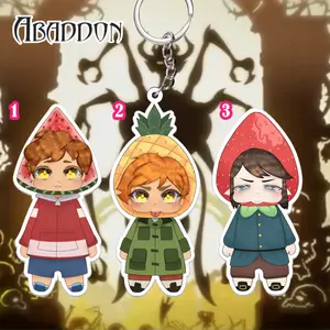 Haunted Hotel inspired cute keychains: Abaddon, Ben and Esther