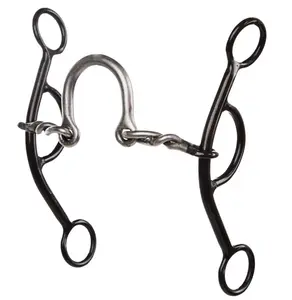 Dutton Bits Twisted Wire Ported Gag Bit