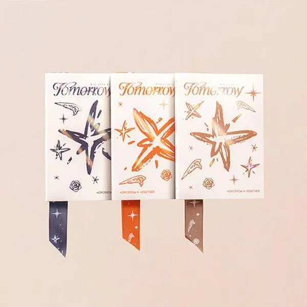 TXT – minisode 3: TOMORROW 6th Mini Album [Standard Ver | ETHEREAL / ROMANTIC / PROMISE] Official K-Pop CD + 144p Photobook + Ribbon Bookmark + Postcard + Photocard + Sticker Packs