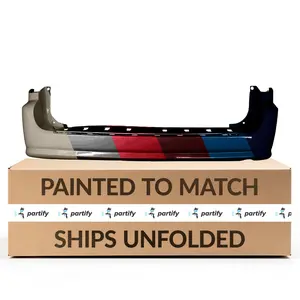 Dodge Grand Caravan CAPA Certified Rear Bumper Without Sensor Holes - CH1100969C