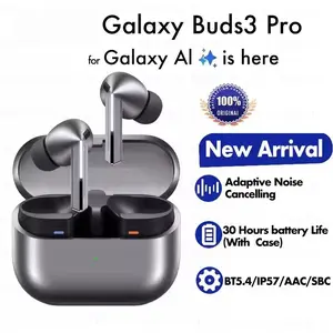 Galaxy Buds3 Pro Bluetooth Earbuds With Charging Case Memory Foam Earbuds Wireless Bluetooth Headset Immersive Headphones Audio Electronic Chargeable