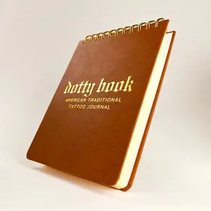 dotty book American Traditional Tattoo Journal with 10 Pre-drawn Designs & Blank Page Version for Practice Unique Guide for Tattooing