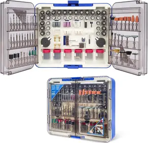 Rotary Tool Accessories, Fits Dremel Rotary Tools, 508 count Power Rotary Tool Bits with 1/8"(3.2mm) Diameter Shanks, Universal Fitment for Sanding, Drilling, Polishing, Carving, Polishing