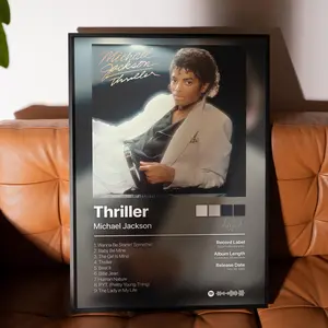 [SALE UP TO 45%] Thriller Michael Jackson Album Cover _ Unique Music Gift for Fans