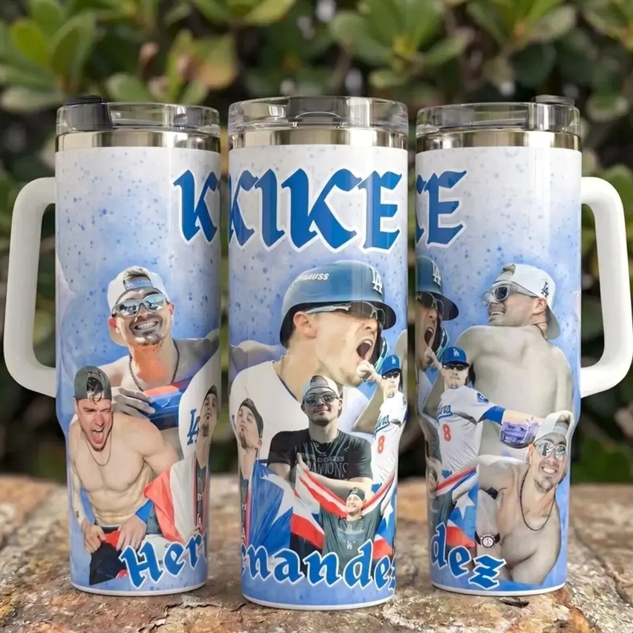 Kiké Hernández Baseball Tumbler Collection, Insulated Travel Mug, Sports Fan Gift