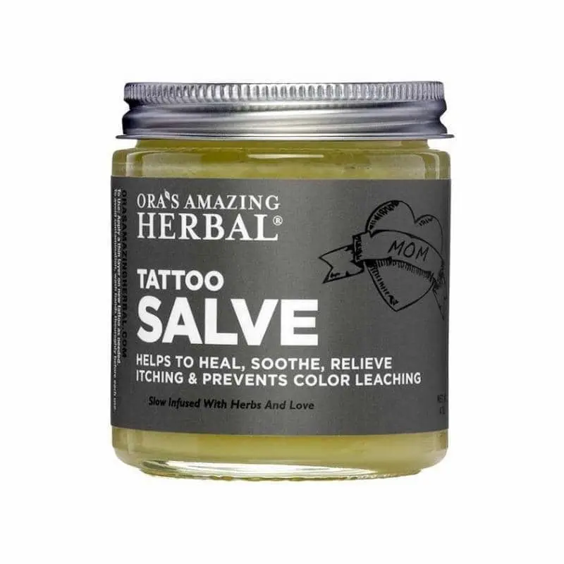 Tattoo Salve, 4oz - Reduce Healing Time and Soothe Itch on New Ink, Tattoo Aftercare Balm