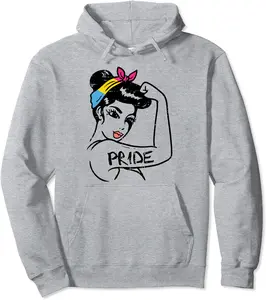 Unbreakable Strong Woman Pansexual Pride Pan Flag LGBT Gift Pullover Hoodie - Elidatorr Shop 57B08CC5WGM1