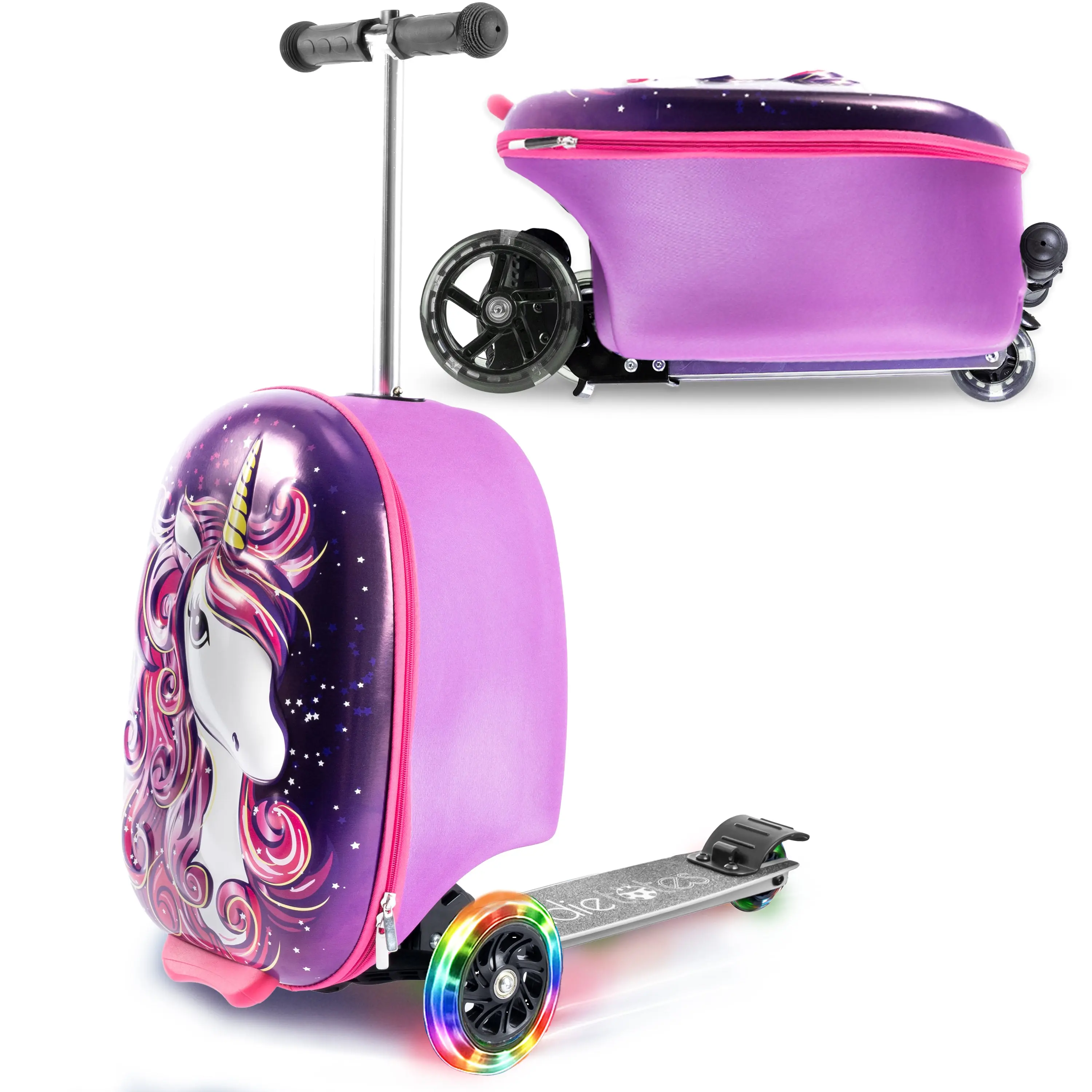 Unicorn Kids Carry-On Scooter Luggage Unicorn Kids Carry-On Scooter Luggage